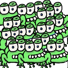 retarded frogs Meme Template