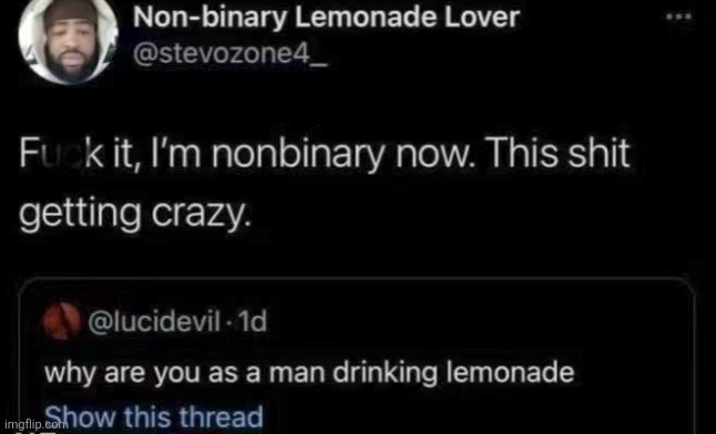 No offense and happy pride month | image tagged in memes,shitpost,oh wow are you actually reading these tags | made w/ Imgflip meme maker