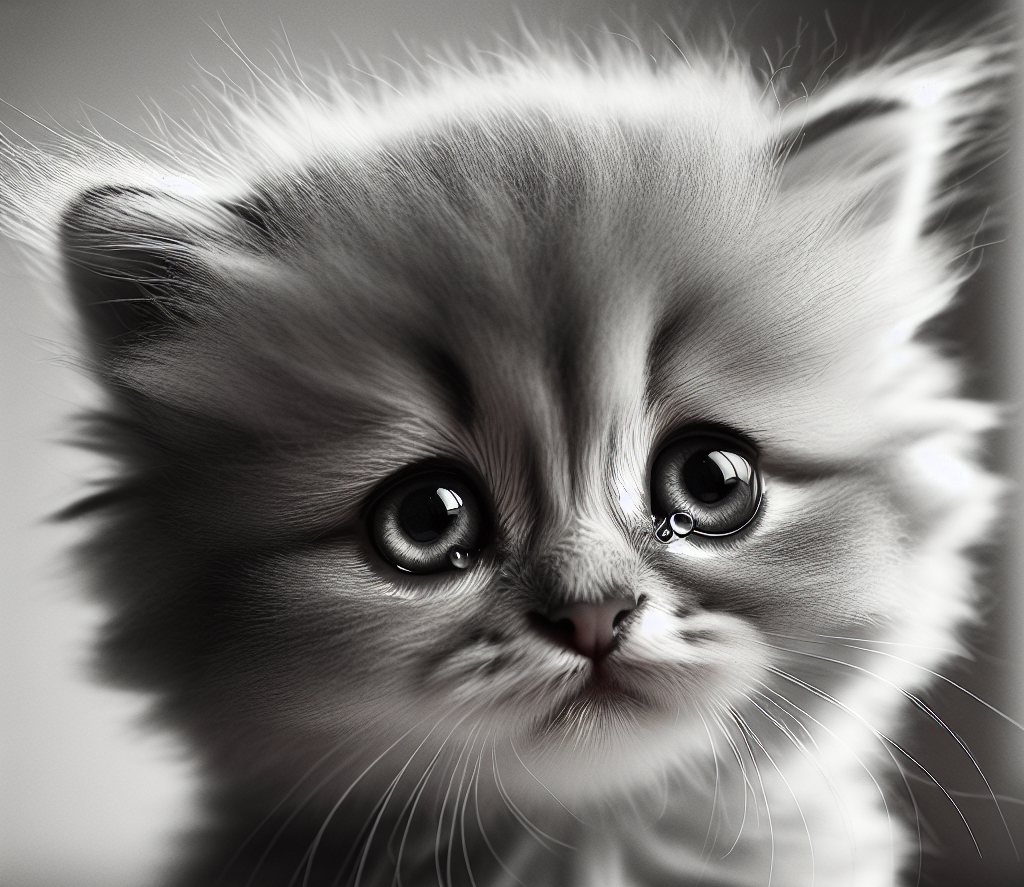 sad kitten face Blank Meme Template