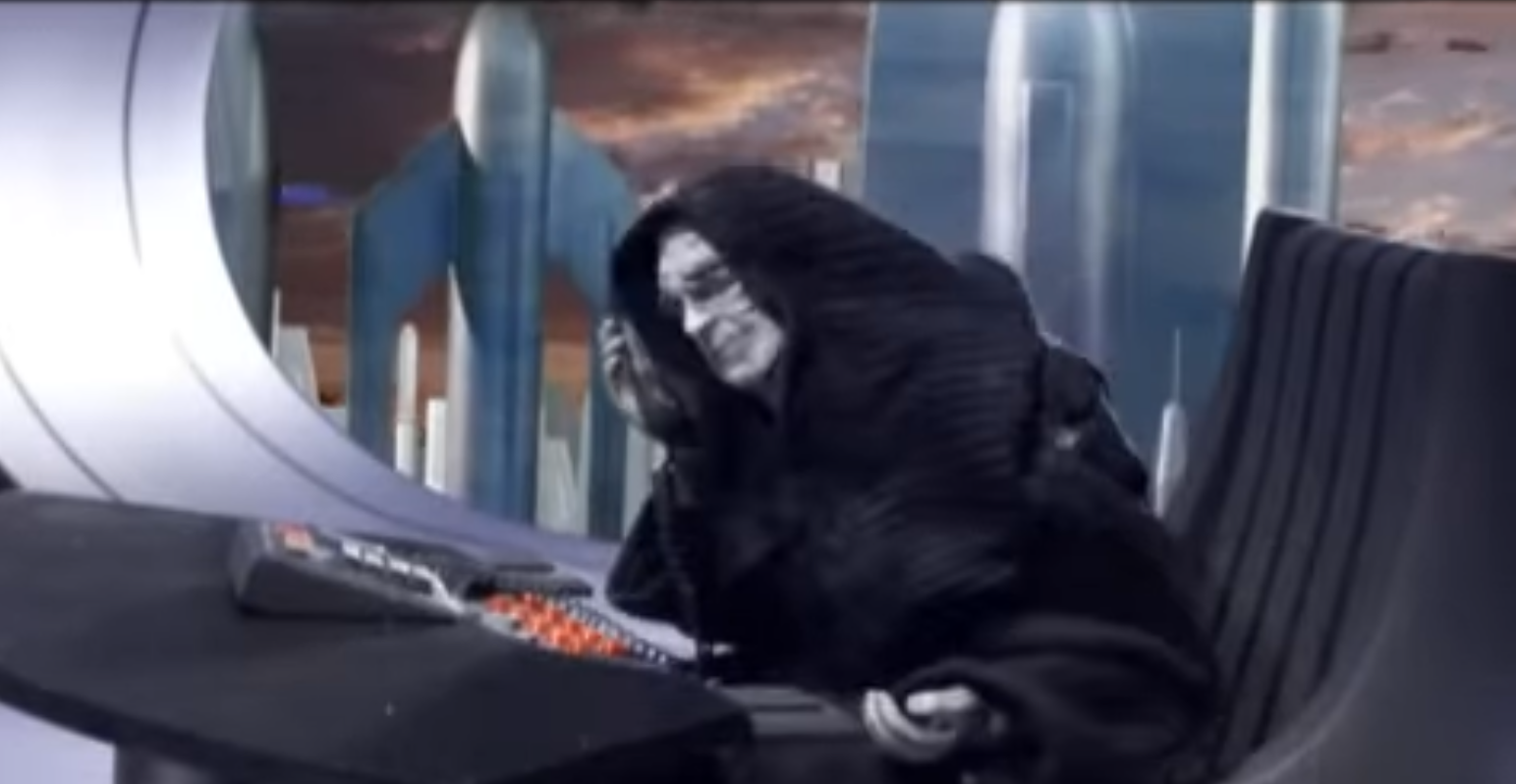 Palpatine robot chicken Blank Meme Template