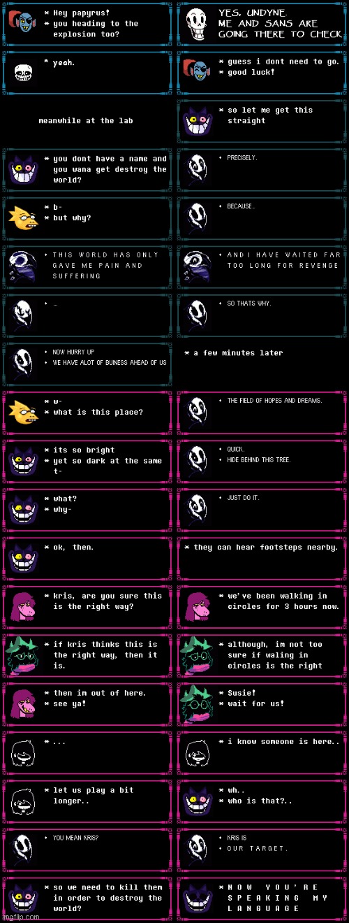 chapter 1 episode 3: the field of hopes and dreams. | image tagged in i swear this image took a minute to load in a new tab | made w/ Imgflip meme maker