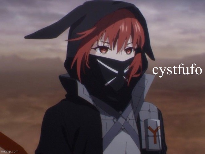 new slang drop | cystfufo | image tagged in sybau | made w/ Imgflip meme maker