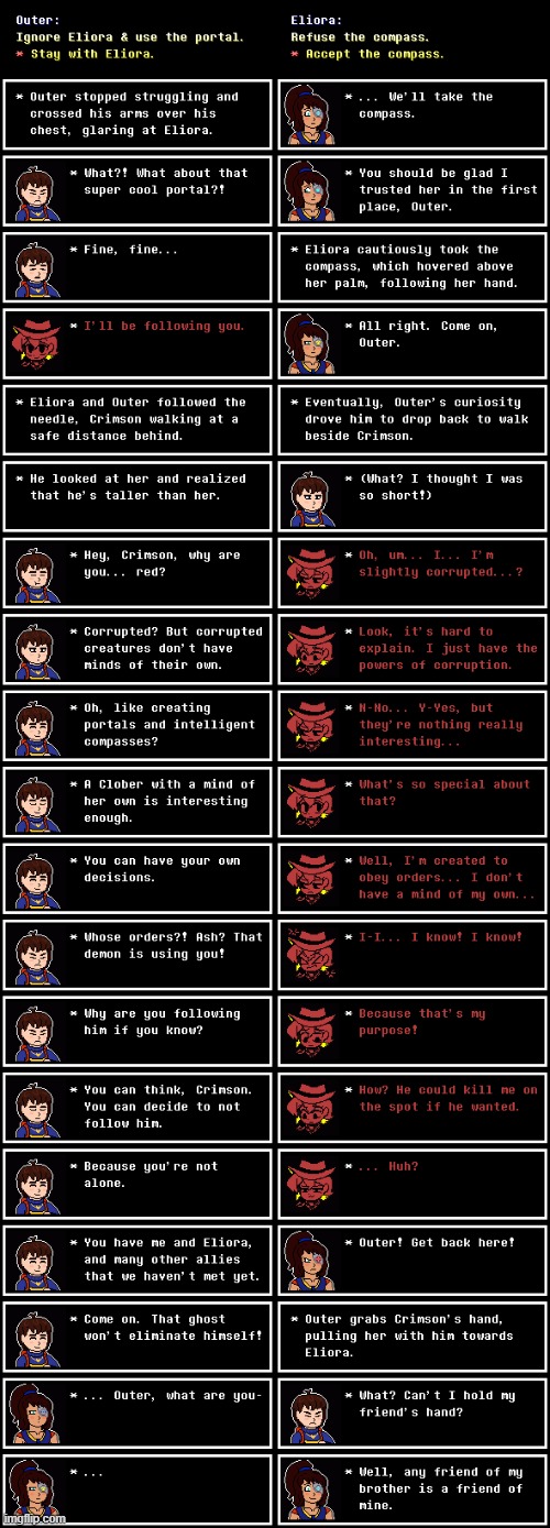 Trust. (Chapter 35) | image tagged in chapters,chapter,textbox,understream,undertale,corruption | made w/ Imgflip meme maker