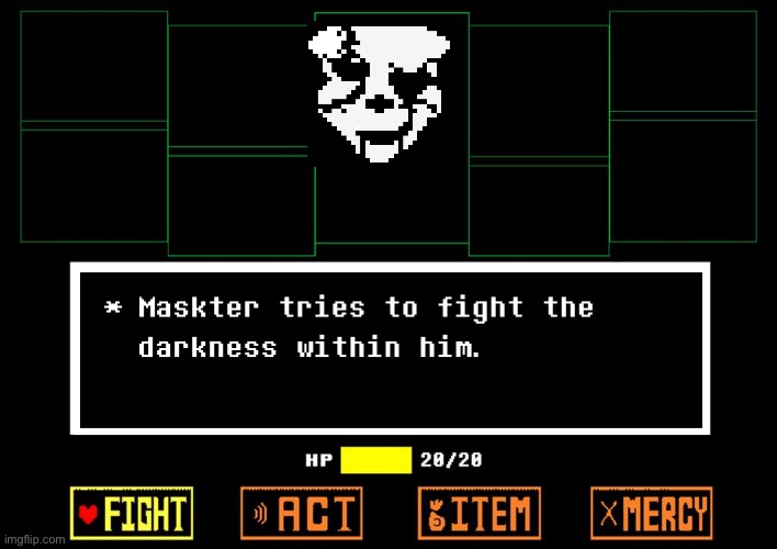 A tease for the last battle… | image tagged in blank undertale battle | made w/ Imgflip meme maker