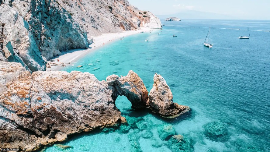 Greece | image tagged in beautiful,greece,ocean | made w/ Imgflip meme maker