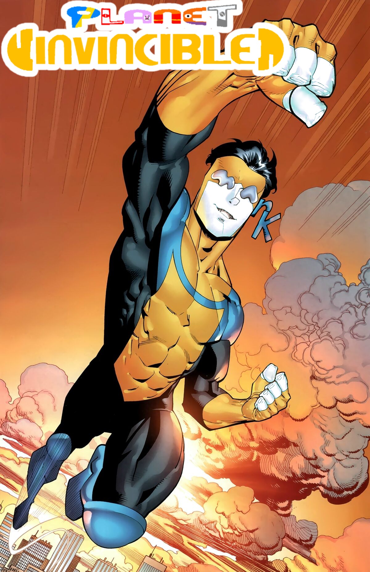 I love this Photoshop I made 4 sum reason | image tagged in planet invincible | made w/ Imgflip meme maker