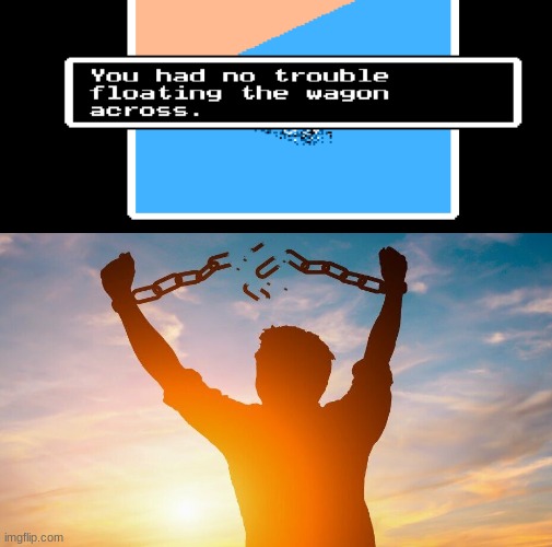image tagged in breaking chains | made w/ Imgflip meme maker