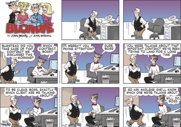 Blondie | image tagged in comics | made w/ Imgflip meme maker