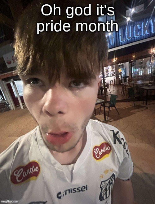 Why The Long Face 2.0 | Oh god it's pride month | image tagged in why the long face 2 0 | made w/ Imgflip meme maker