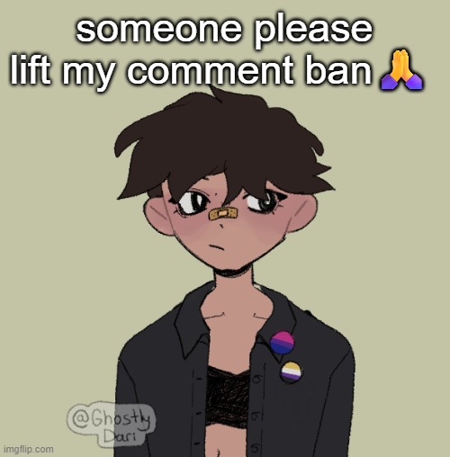 Neko picrew | someone please lift my comment ban🙏 | image tagged in neko picrew | made w/ Imgflip meme maker
