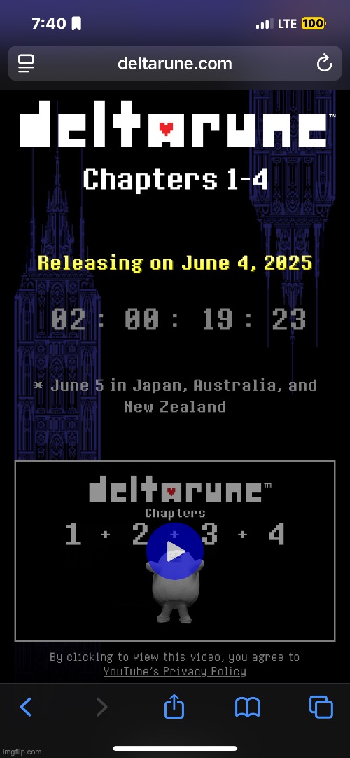 DELTARUNE TOMORROW. | image tagged in deltarune,tomorrow | made w/ Imgflip meme maker