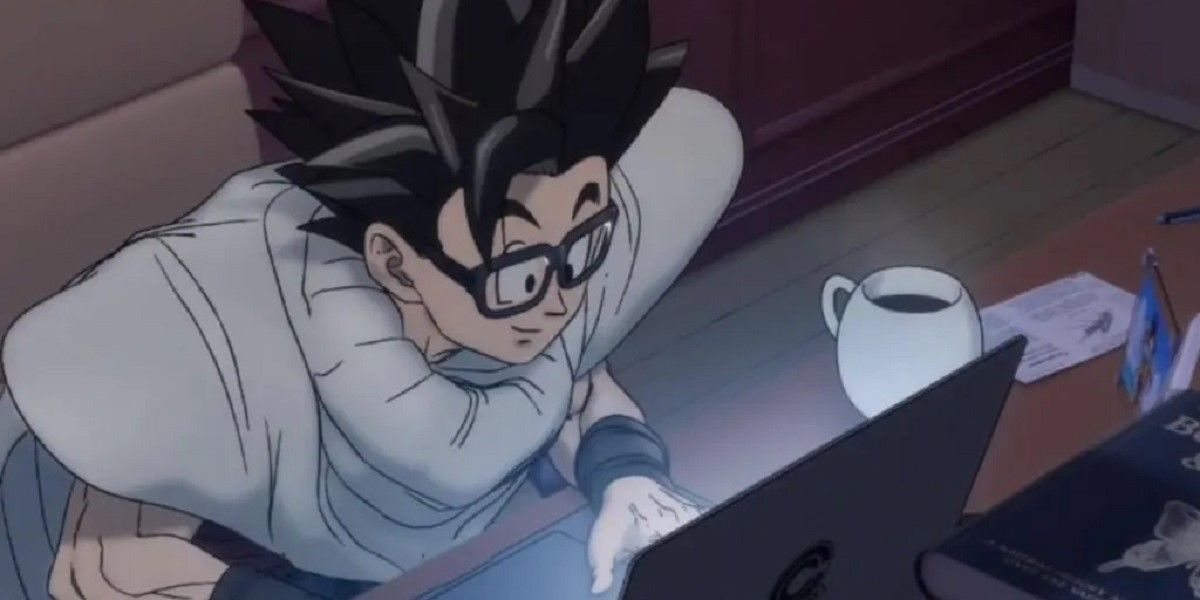High Quality Gohan Computer DBS: Superhero Blank Meme Template