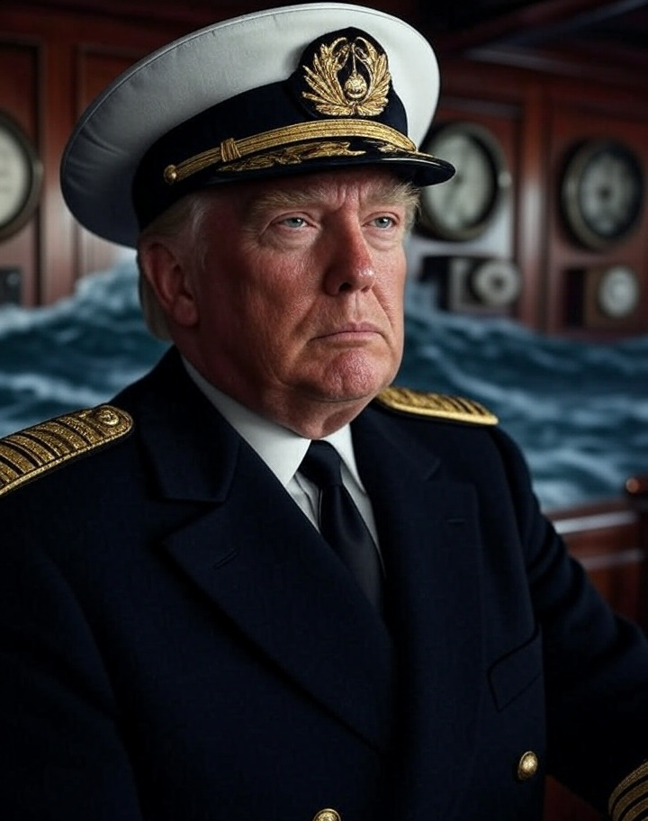 Captain Donald Trump, RMS Titanic Blank Meme Template