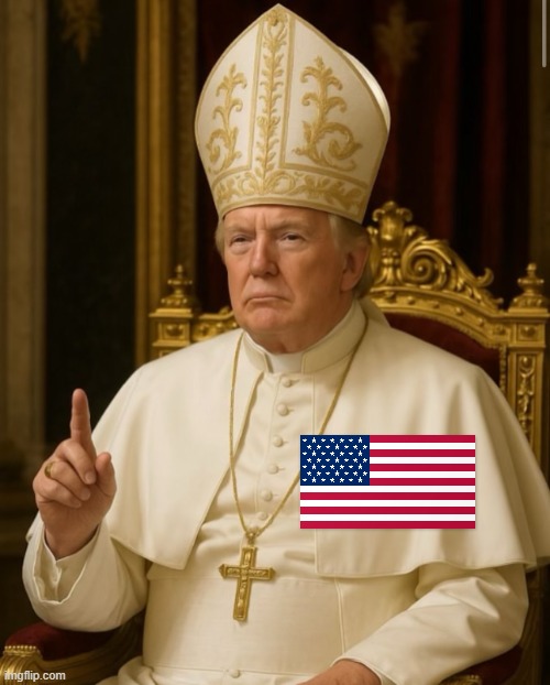 Pope Donald | image tagged in pope trump,pope | made w/ Imgflip meme maker