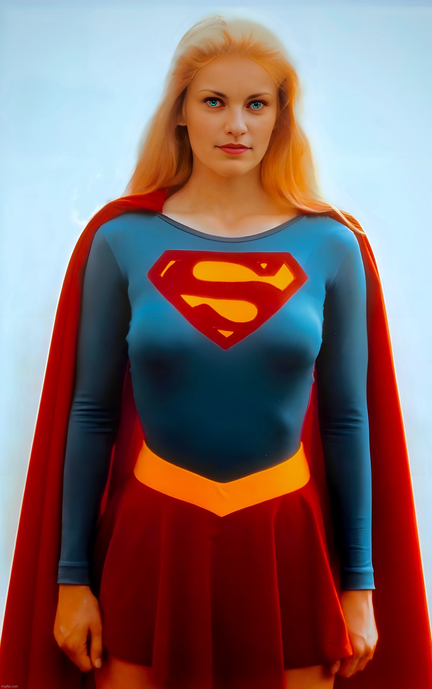 Supergirl | image tagged in supergirl,superman,cosplay,memes,superhero,retro | made w/ Imgflip meme maker