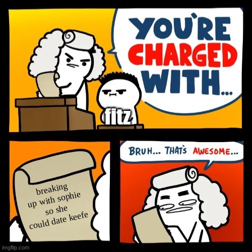 Team Foster-Keefe will always be cooler | fitz; breaking up with sophie so she could date keefe | image tagged in cool crimes fixed textboxes,kotlc | made w/ Imgflip meme maker
