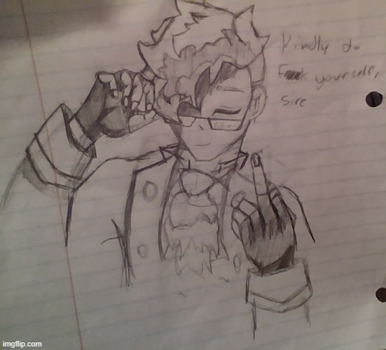 Silly doodle of oc | made w/ Imgflip meme maker
