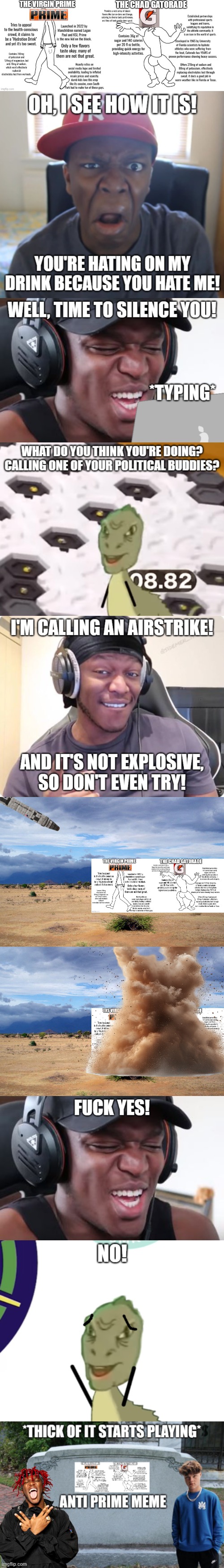 KSI Destroys Anti Prime Meme | image tagged in not canon | made w/ Imgflip meme maker