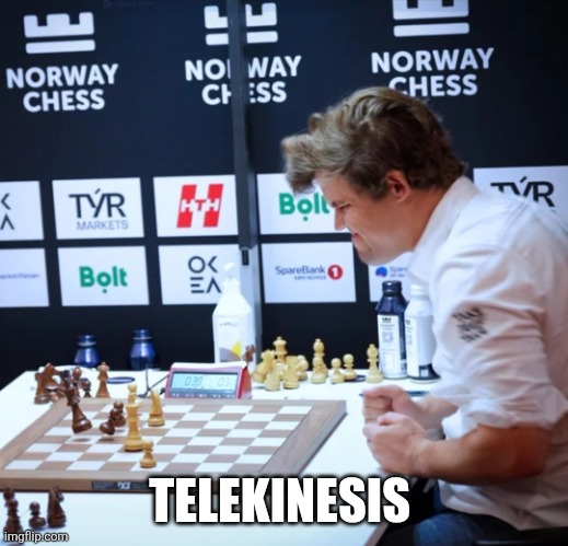 Magnus Mind Powers | TELEKINESIS | image tagged in magnus gets mad | made w/ Imgflip meme maker