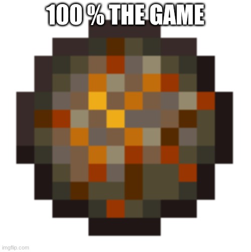 fire charge | 100 % THE GAME | image tagged in fire charge | made w/ Imgflip meme maker