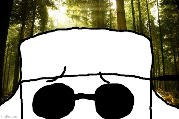 "I was no fortunate son, Jim." | image tagged in sunlit forest | made w/ Imgflip meme maker
