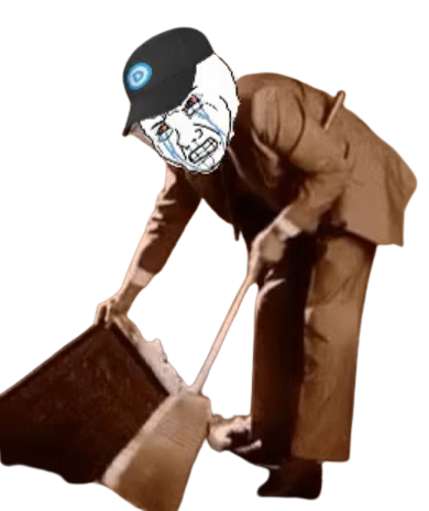 Crying Liberal sweeping something under the rug Blank Meme Template