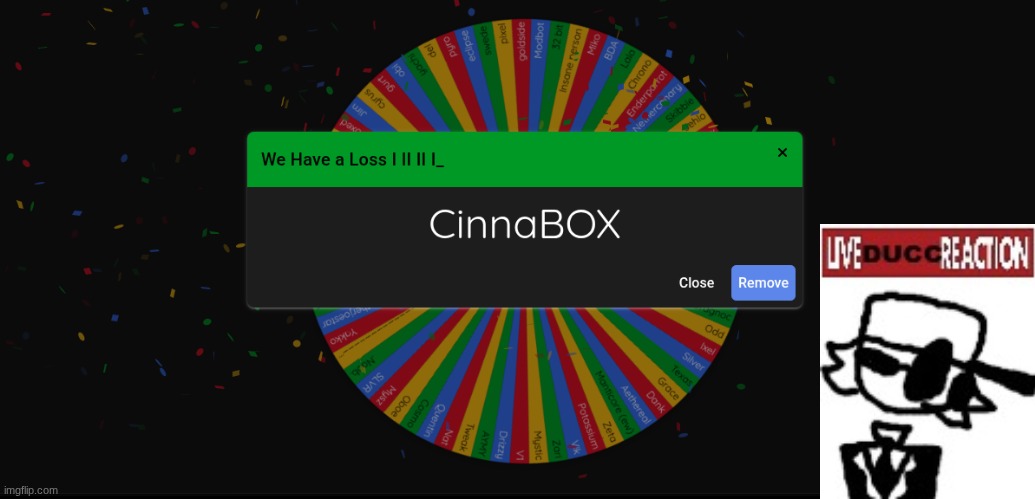 Joining Geeb, We have... Cinnabox! Cya Cinnabox | made w/ Imgflip meme maker