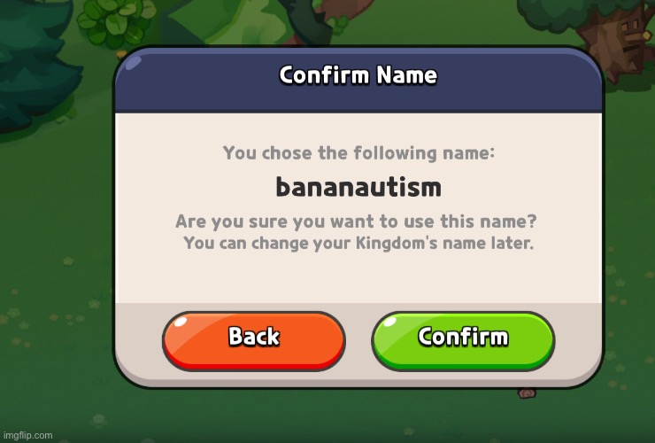 Ended up naming it this (the banana came from someone else’s suggestion) | made w/ Imgflip meme maker