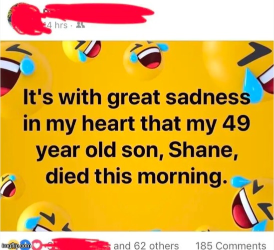 ON A LAUGHING CARD,I can't oml | image tagged in facebook | made w/ Imgflip meme maker