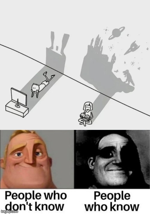 That video is rather JARring. (see what I did there?) | image tagged in people who don't know / people who know meme,that one jar video,shudders | made w/ Imgflip meme maker