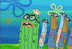 High Quality SpongeBob SquarePants Kevin the sea Cucumber "I'll bet you have" Blank Meme Template