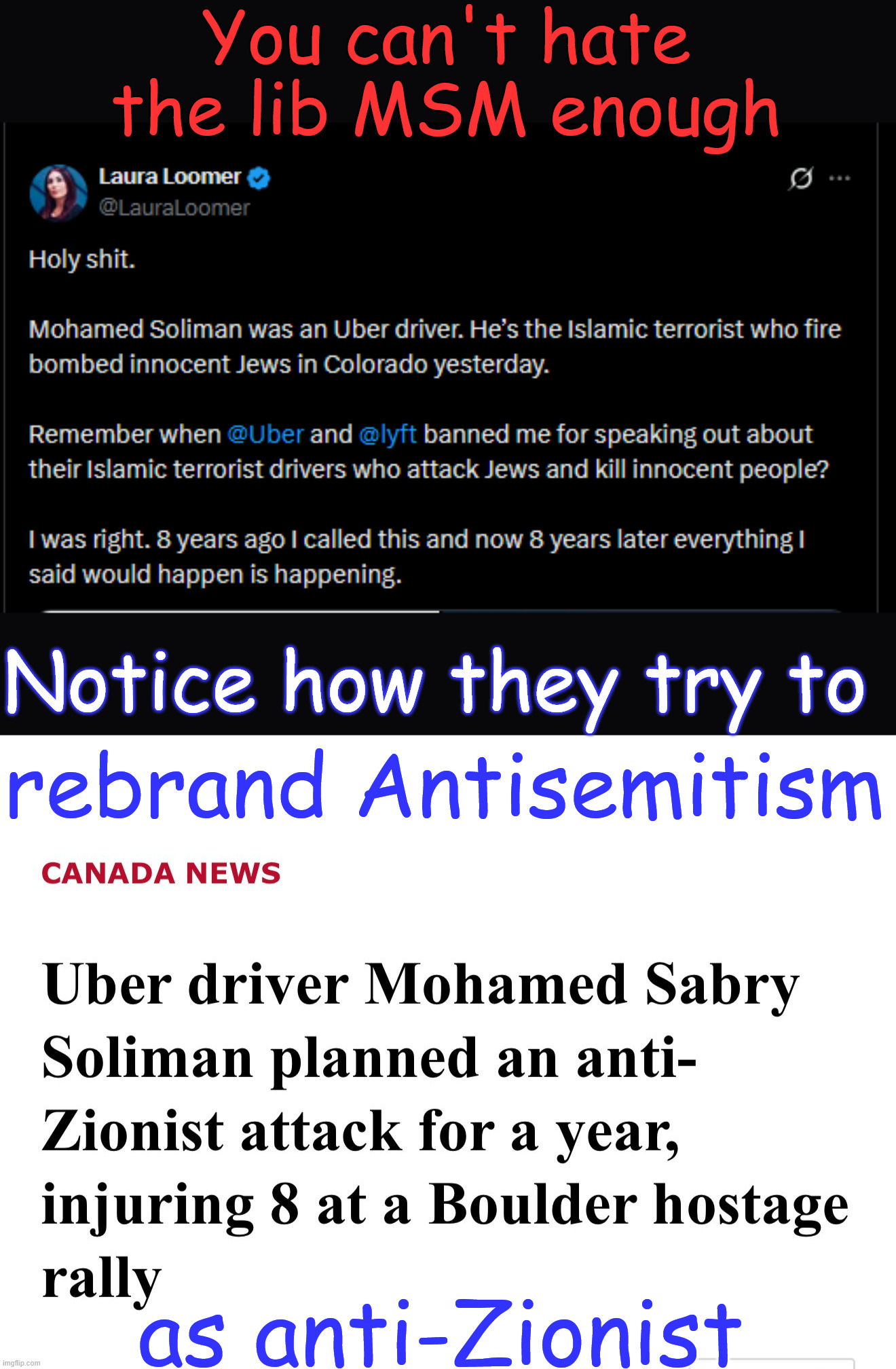 They can sugar coat it all they want... it is still Antisemitism | You can't hate the lib MSM enough; Notice how they try to; rebrand Antisemitism; as anti-Zionist | image tagged in antisemitism,dispicable lib msm,promoting hatred of jewish people | made w/ Imgflip meme maker