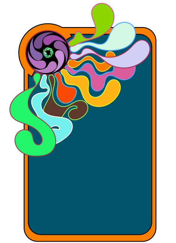 Trippy background Blank Meme Template