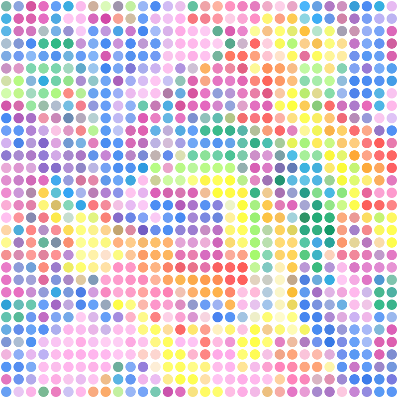 Trippy dots Blank Meme Template