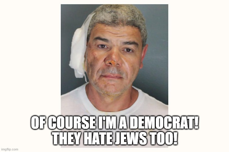 OF COURSE I'M A DEMOCRAT!
THEY HATE JEWS TOO! | made w/ Imgflip meme maker