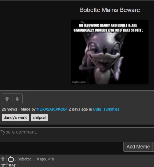 "Bet" -Bobette, 2025 | made w/ Imgflip meme maker