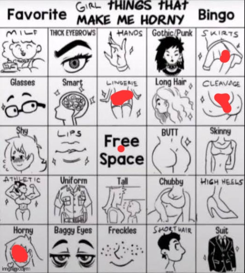 why did I do this again? | image tagged in girl things that make me horny bingo | made w/ Imgflip meme maker