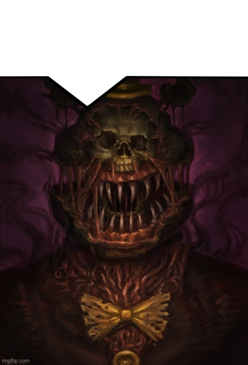 Toady’s nightmare fredbear announcement template | image tagged in toady s nightmare fredbear announcement template | made w/ Imgflip meme maker