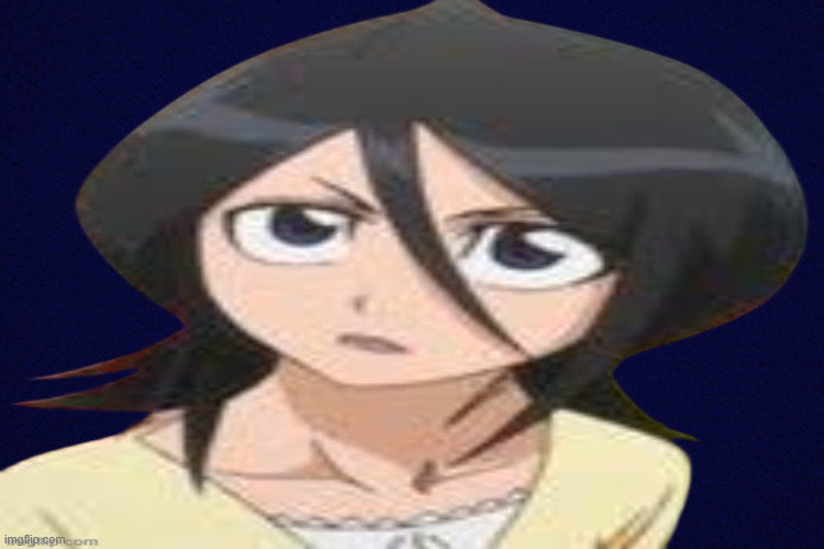 rukia icon | image tagged in anime,bleach,rukia,icons,gloomy | made w/ Imgflip meme maker