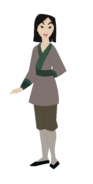 Fa Mulan in her Hairdown Meme Template