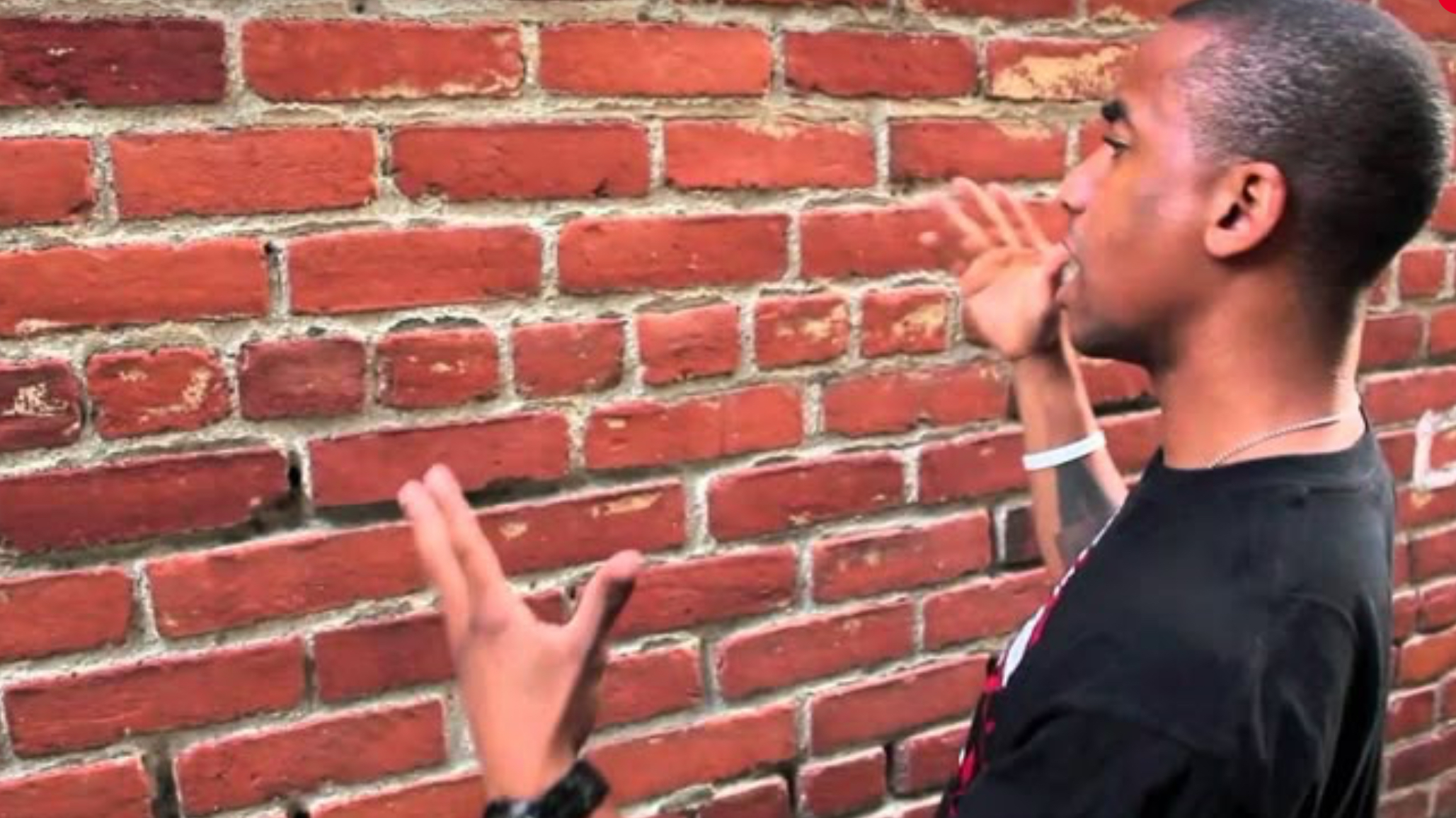 Guy talking to brick wall Blank Meme Template