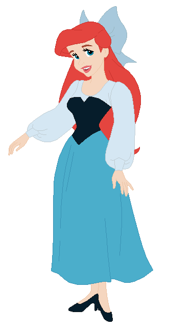 Ariel in her Peasant Dress Meme Template