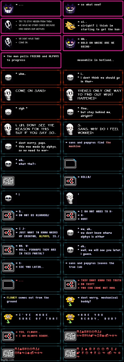 chapter 1 episode 4: THE MACHINE'S TRUE INTENTIONS. | made w/ Imgflip meme maker