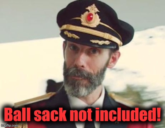 Captain Obvious | Ball sack not included! | image tagged in captain obvious | made w/ Imgflip meme maker