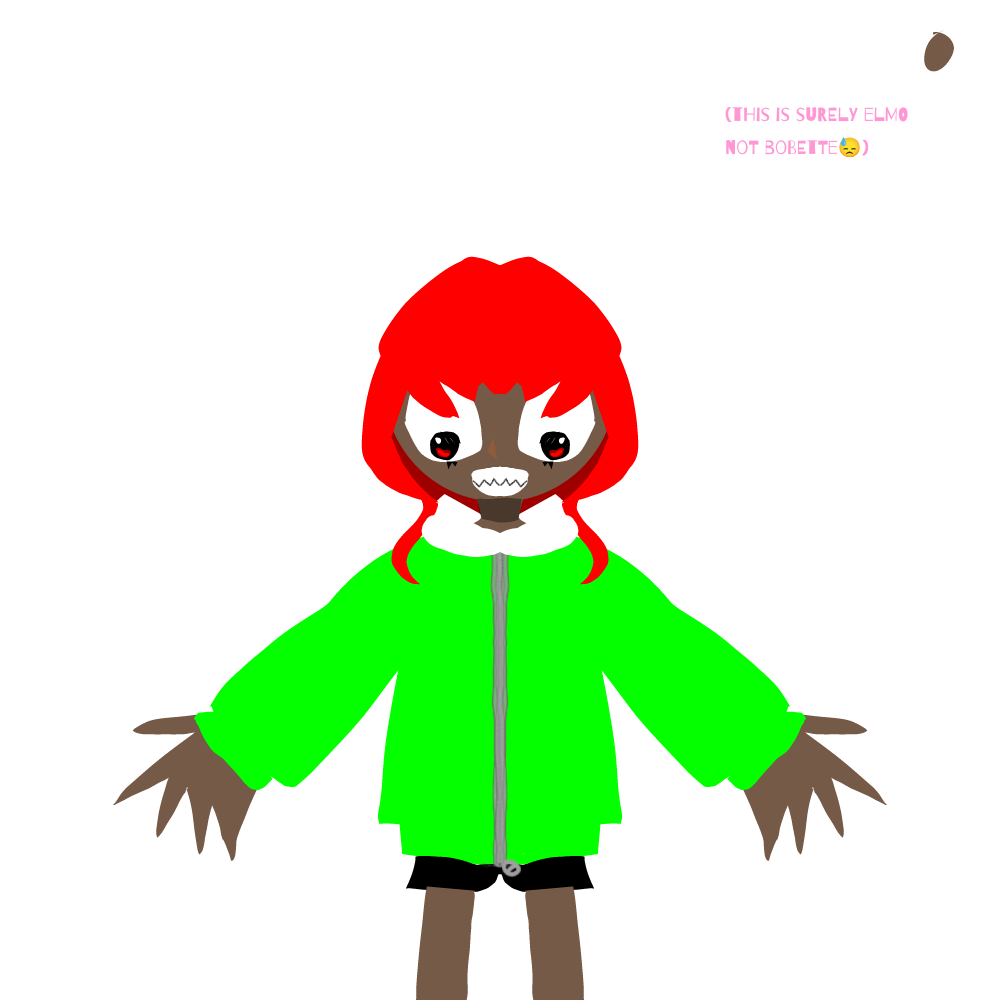 Elmo bobette fanart Blank Meme Template