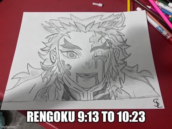 That’s how long it took me to draw that | RENGOKU 9:13 TO 10:23 | made w/ Imgflip meme maker