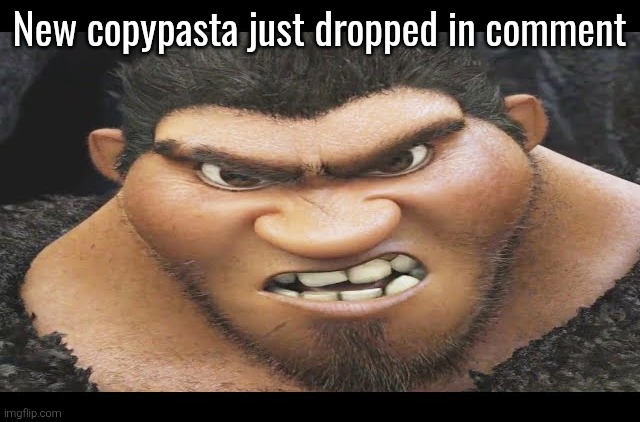 Because it rhymes with Grug | New copypasta just dropped in comment | image tagged in because it rhymes with grug | made w/ Imgflip meme maker