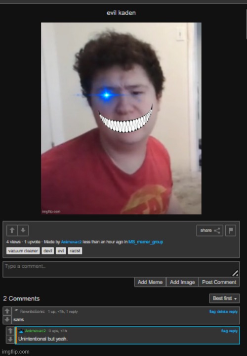image tagged in sans of topic | made w/ Imgflip meme maker