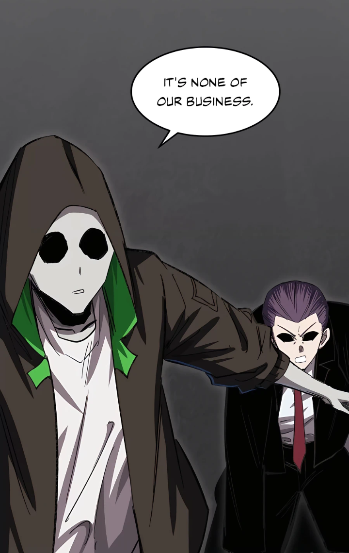 Mr zombie none of our business Blank Meme Template