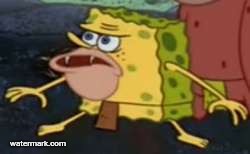Spongegar Meme | watermark.com | image tagged in memes,spongegar | made w/ Imgflip meme maker